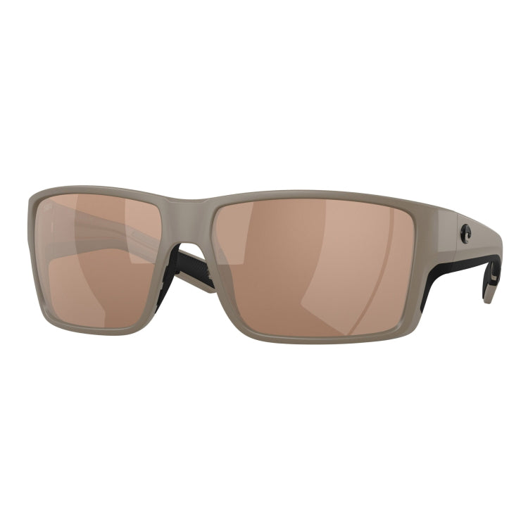 Costa Del Mar Reefton Pro Sunglasses - Matte Sand Frame - Copper Silver Mirror 580G Lens