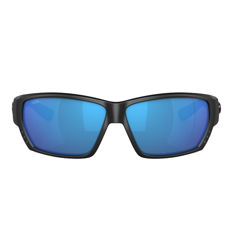Costa Del Mar Tuna Alley Sunglasses - Blackout Frame - Blue Mirror 580G Lens