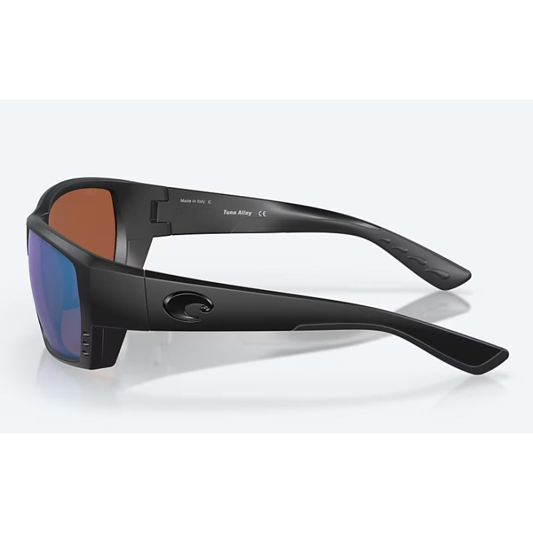 Costa Del Mar Tuna Alley Sunglasses - Blackout Frame - Green Mirror 580G Lens