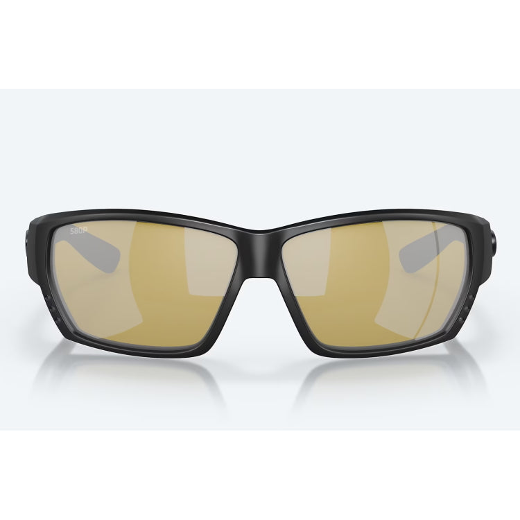 Costa Del Mar Tuna Alley Sunglasses - Blackout Frame - Sunrise Silver Mirror 580P Lens