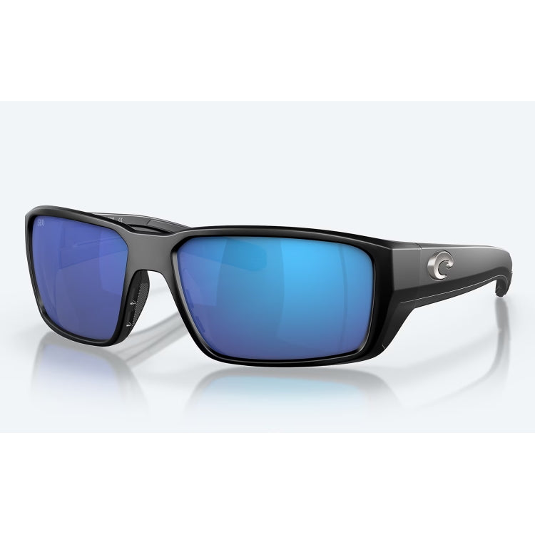Costa Del Mar Tuna Alley Pro Sunglasses - Matte Black Frame - Blue Mirror Mirror 580G Lens