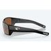 Costa Del Mar Tuna Alley Pro Sunglasses - Matte Black Frame - Copper Silver Mirror 580G Lens