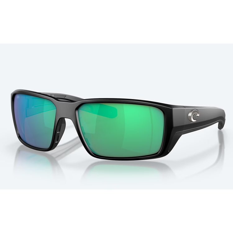 Costa Del Mar Tuna Alley Pro Sunglasses - Matte Black Frame - Green Mirror 580G Lens