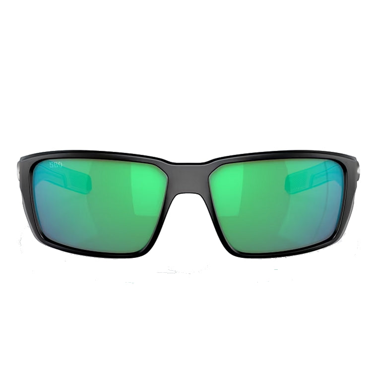 Costa Del Mar Tuna Alley Pro Sunglasses Matte Black Frame Green