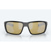 Costa Del Mar Tuna Alley Pro Sunglasses - Matte Black Frame - Sunrise Silver Mirror 580G Lens