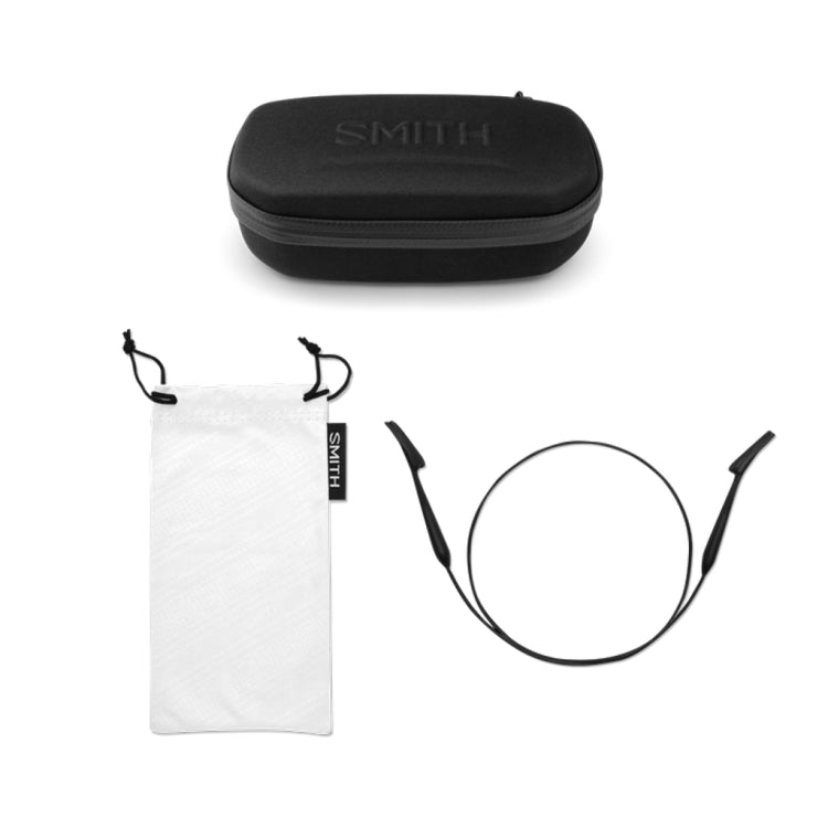 Smith Optics Guide's Choice ChromaPop Polarised Glass Sunglasses - Matte Black Frame - Polar Low Light Yellow Lens