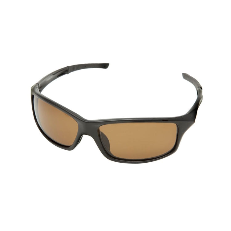 Snowbee Prestige Streamfisher Sunglasses - Gloss Black/Amber