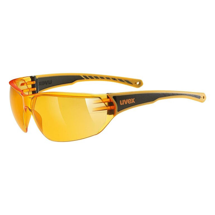 UVEX Sportstyle 204 Shooting Glasses - Orange Lens