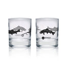Wingo Low Ball Glass - 2 Pack - Trout Flies