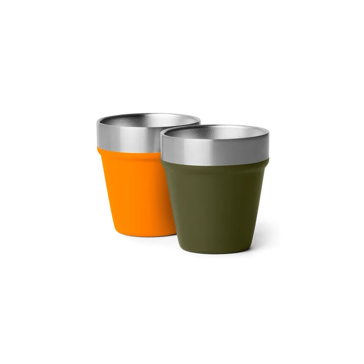 Yeti Rambler Shot Glasses - Olive/King Crab Orange