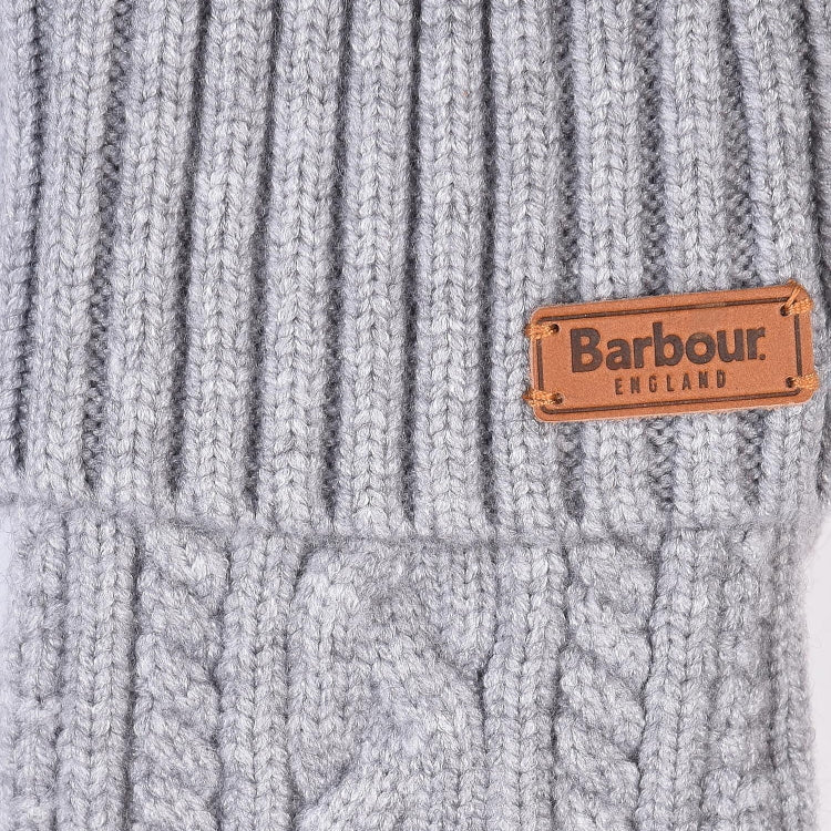 Barbour Ladies Alnwick Knitted Gloves - Grey