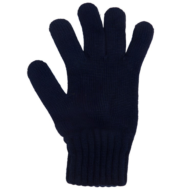 Barbour Lambswool Gloves - Navy