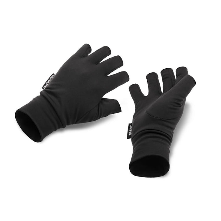 Guideline Fir-Skin Fingerless Gloves - Black