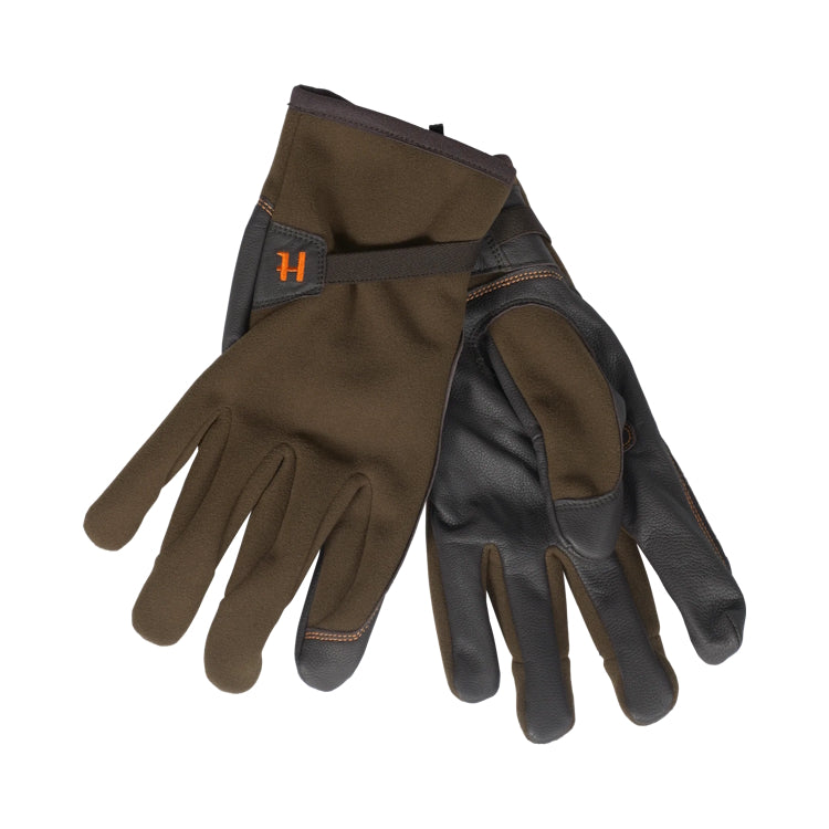 Harkila Wildboar Pro Gloves - Willow Green/Shadow Brown