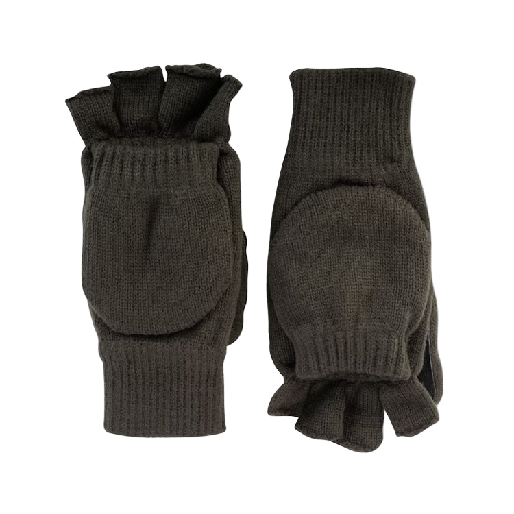 Jack Pyke Suede Palm Shooters Mitts - Green