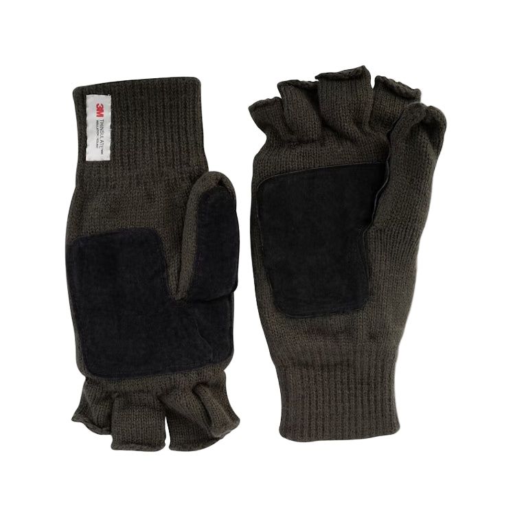 Jack Pyke Suede Palm Shooters Mitts - Green