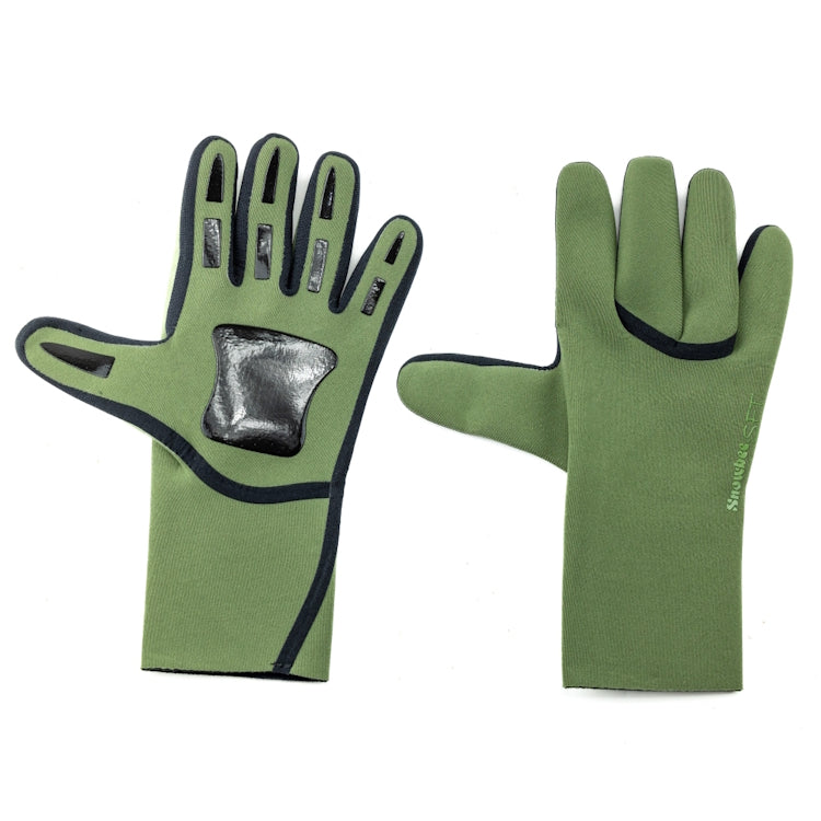 Snowbee SFT Neoprene Gloves - Pine Green