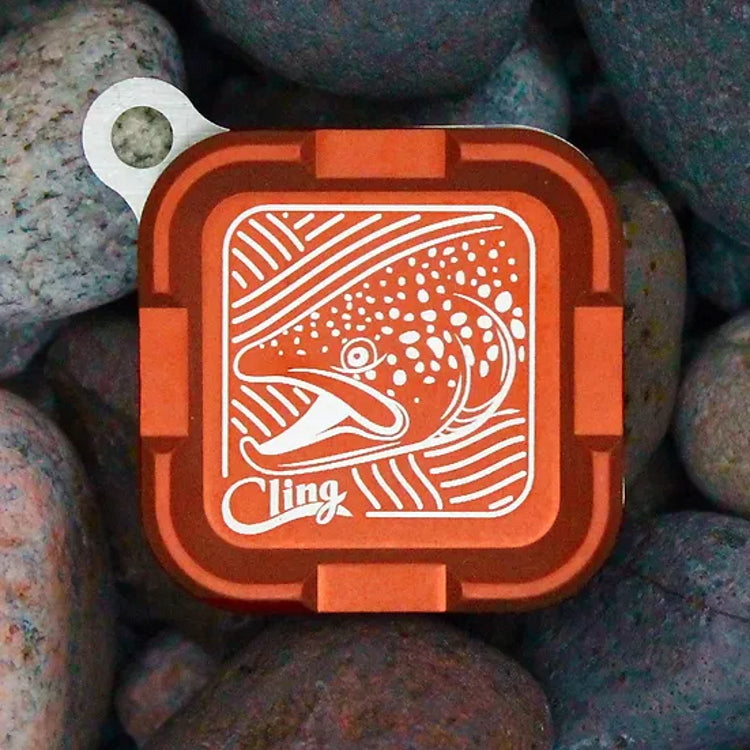 Cling Mag Grab Mini - Brown Town - Orange