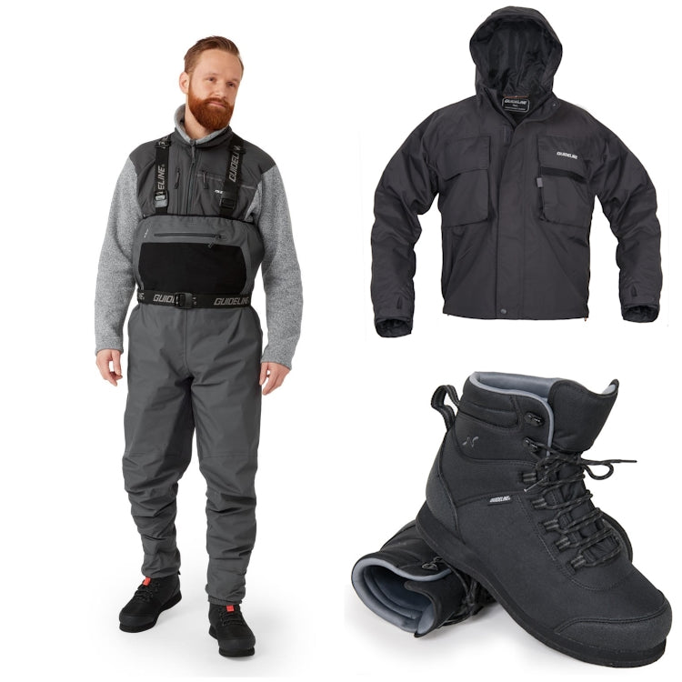 Guideline Kaitum XT Waders Felt Sole Boots and Jacket Offer