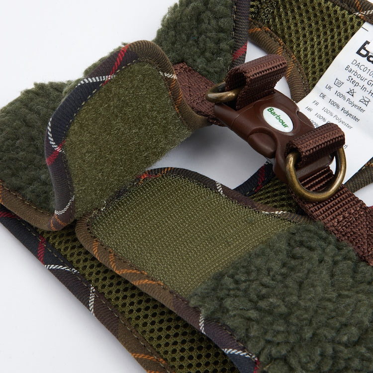 Barbour Fleece Dog Harness - Olive