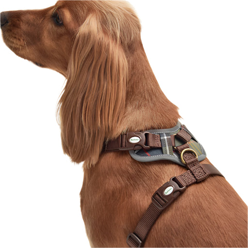 Barbour Fully Adjustable Dog Harness - Classic Tartan