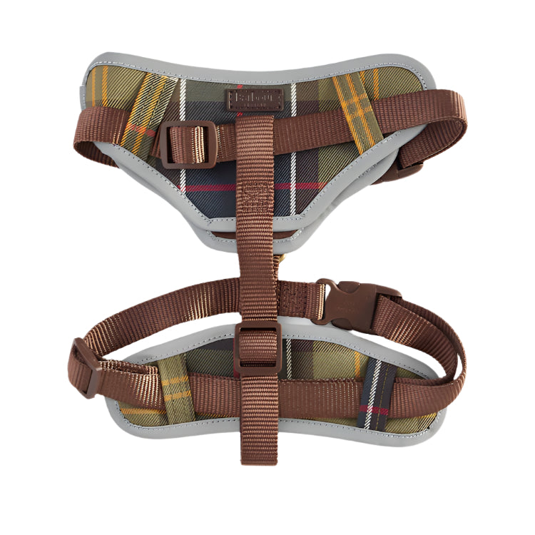 Barbour Fully Adjustable Dog Harness - Classic Tartan