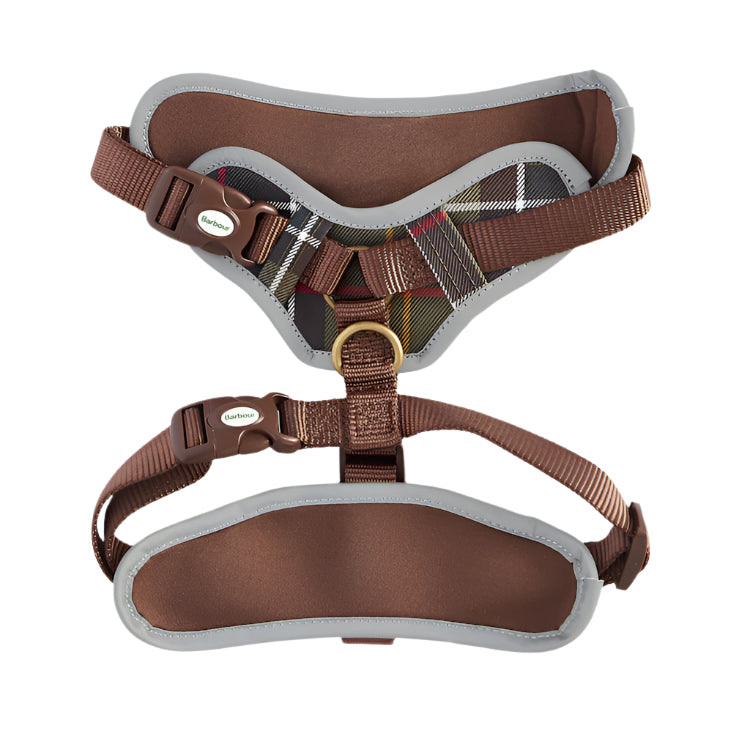 Barbour Fully Adjustable Dog Harness - Classic Tartan