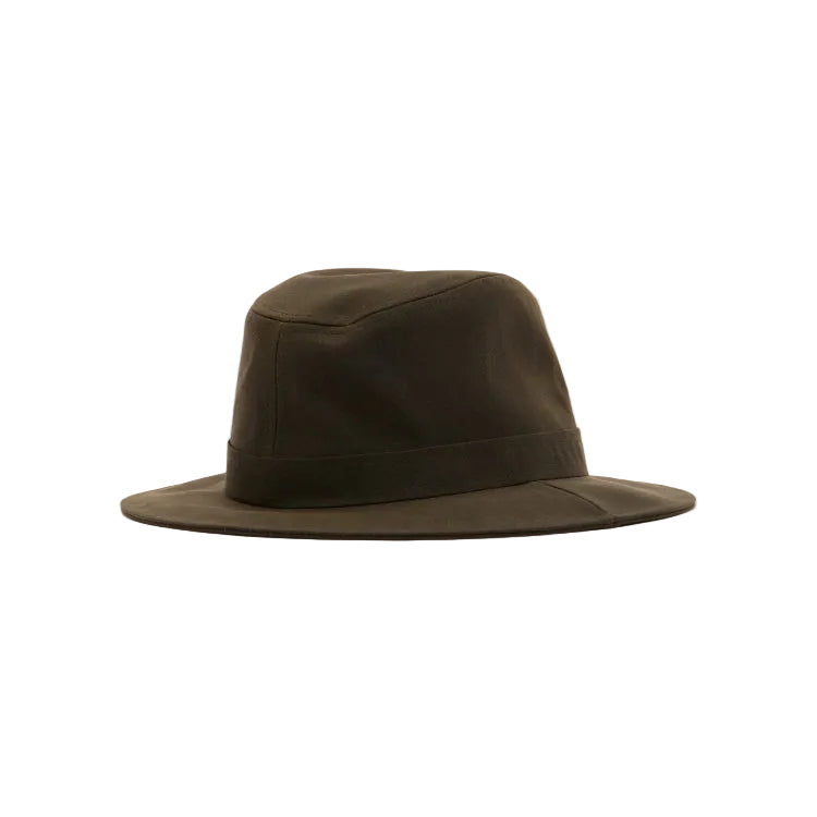 Barbour Ladies Vintage Wax Bushman Hat - Olive