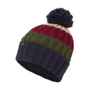 Schoffel Millford Bobble Hat - Navy/Dark Khaki Green