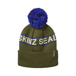 Sealskinz Heacham Waterproof Cold Weather Icon Bobble Hat - Olive