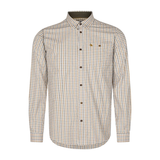 Seeland Oxford Shooting Shirt - Blue/Classic Brown Check