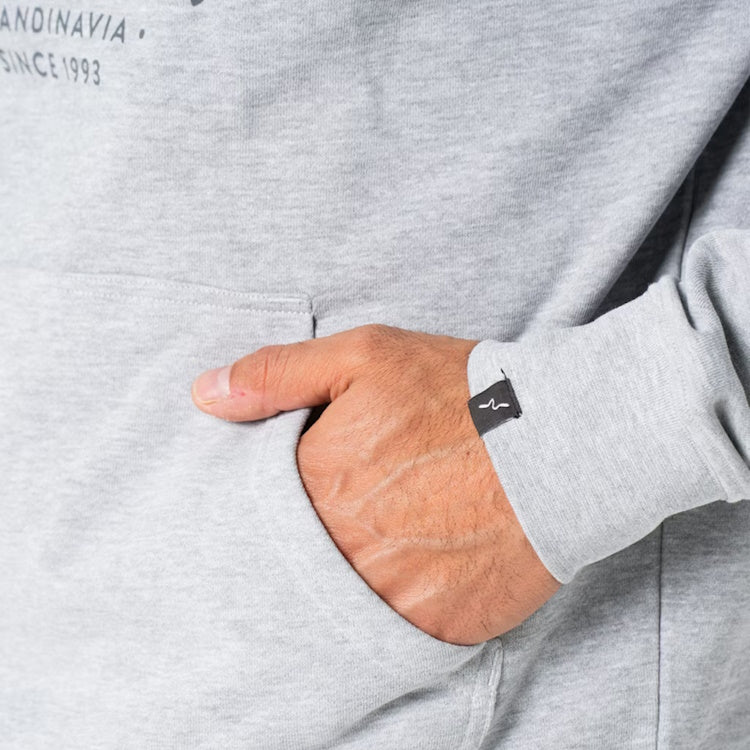 Guideline Scandi Hoodie - Light Grey Melange