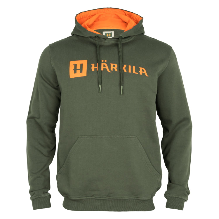Harkila Identity Hoodie - Grape Leaf/Mandarin Orange