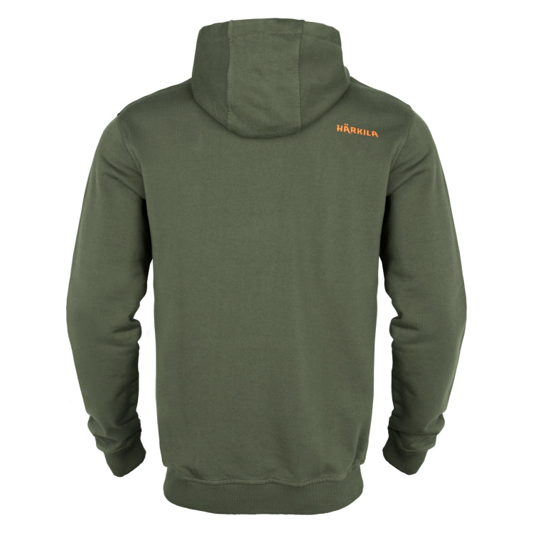 Harkila Identity Hoodie - Grape Leaf/Mandarin Orange