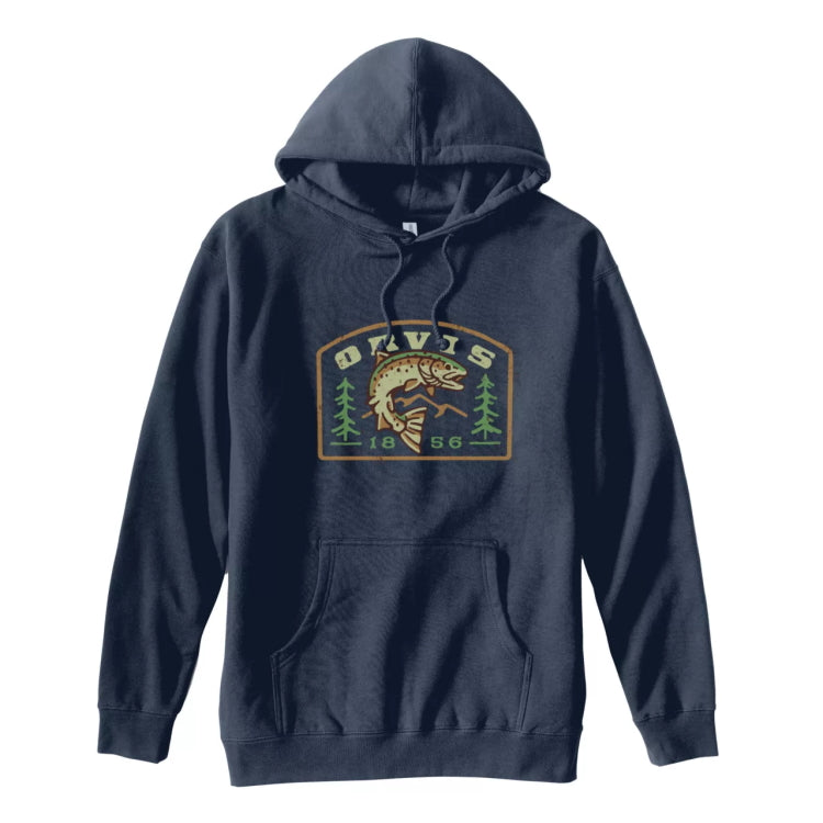 Orvis Mountain Trout Hoodie - Navy