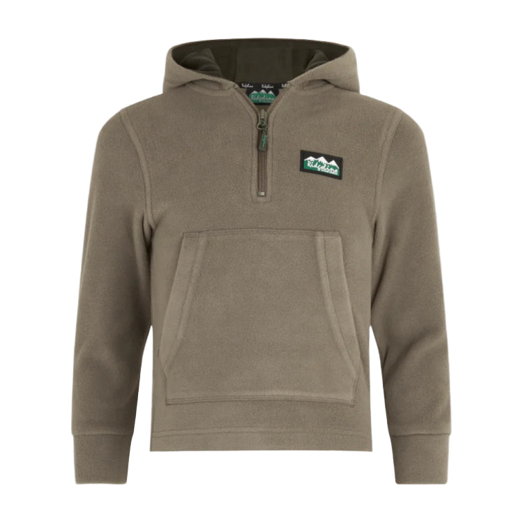 Ridgeline Kids Ballistic Long Sleeve Hoodie - Smokey Olive