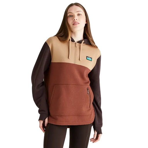 Ridgeline Ladies Tribe Hoodie - Nutmeg Tri Colour