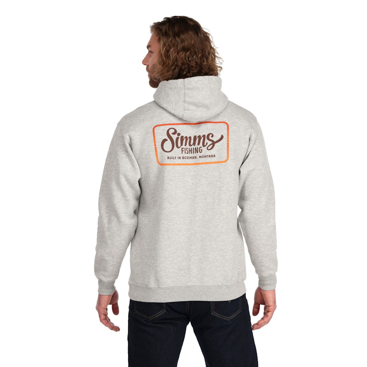 Simms Two Tone Hoody Grey Heather