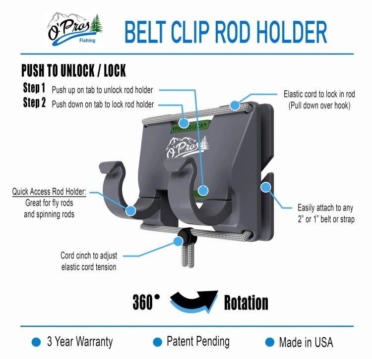 O'Pros 3rd Hand Rod Holder