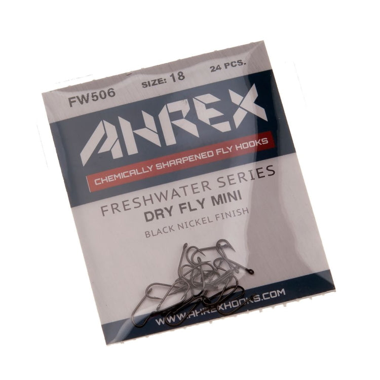 Ahrex FW506 Dry Fly Mini Barbed Hooks - John Norris