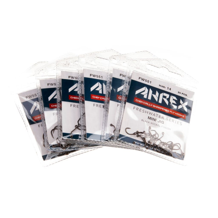 Ahrex FW551 Mini Jig Barbless Hooks