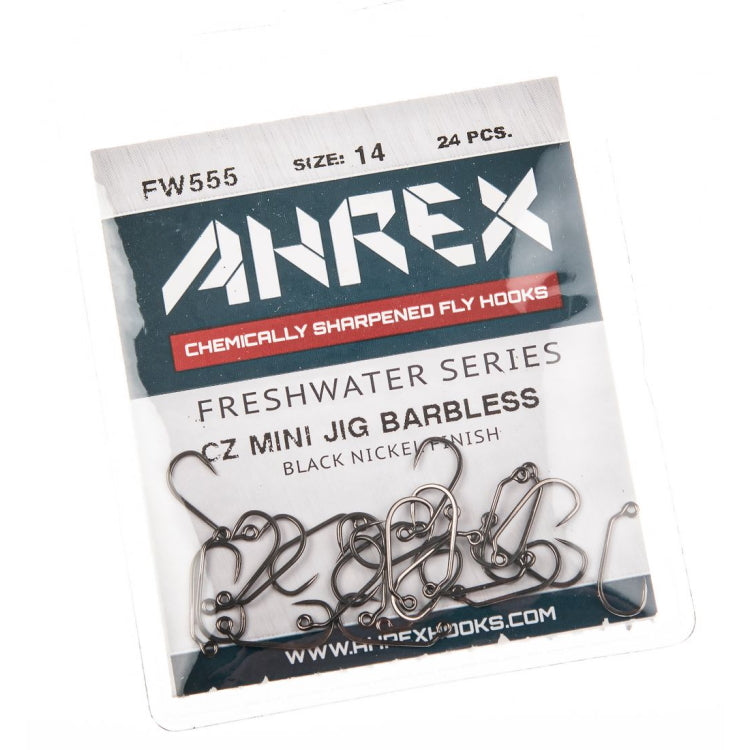 Ahrex FW555 CZ Mini Jig Barbless Hooks