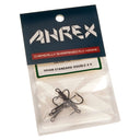 Ahrex HR428 Tying Double Hooks - Black Nickel