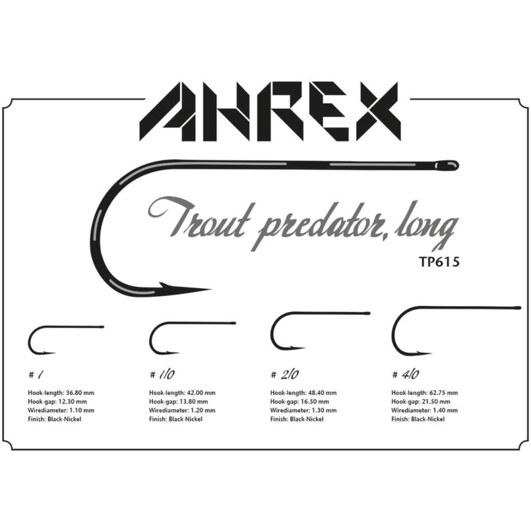 Ahrex TP615 Trout Predator Long Hooks