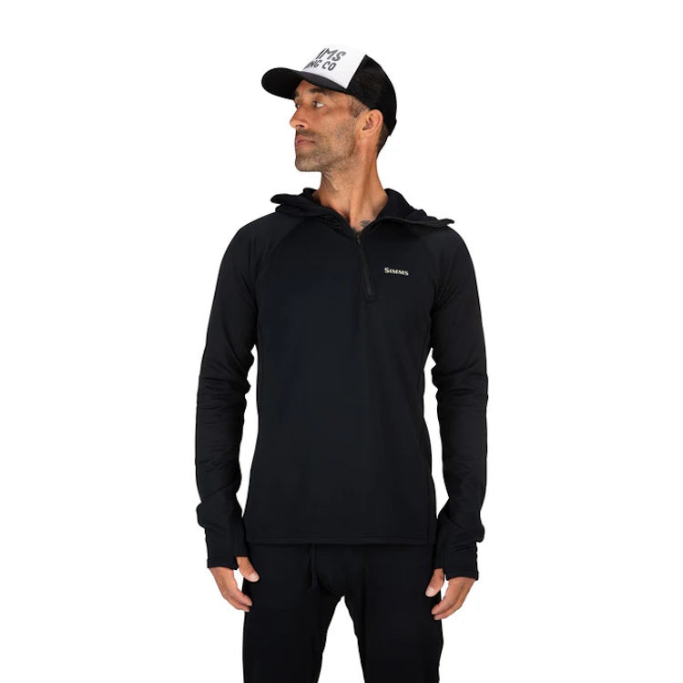 Simms Heavyweight Baselayer Hoody - Black