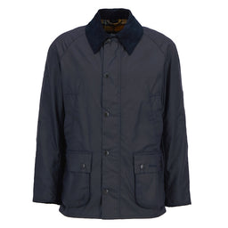 Barbour Ashby Wax Jacket - Navy