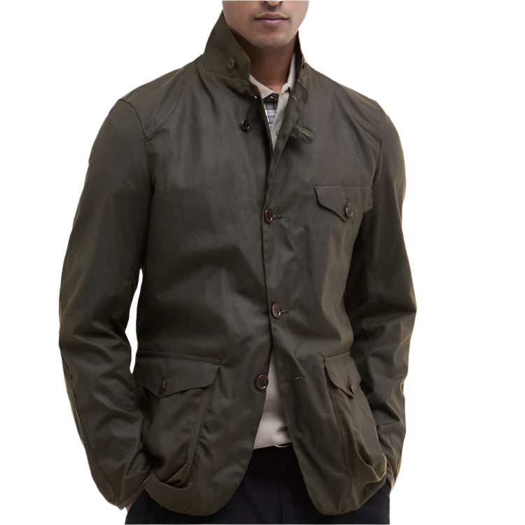 Barbour Beacon Sports Wax Jacket - Olive