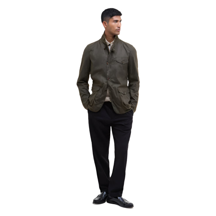 Barbour Beacon Sports Wax Jacket - Olive