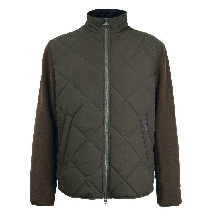 Barbour Hybrid Fleece Jacket - Olive