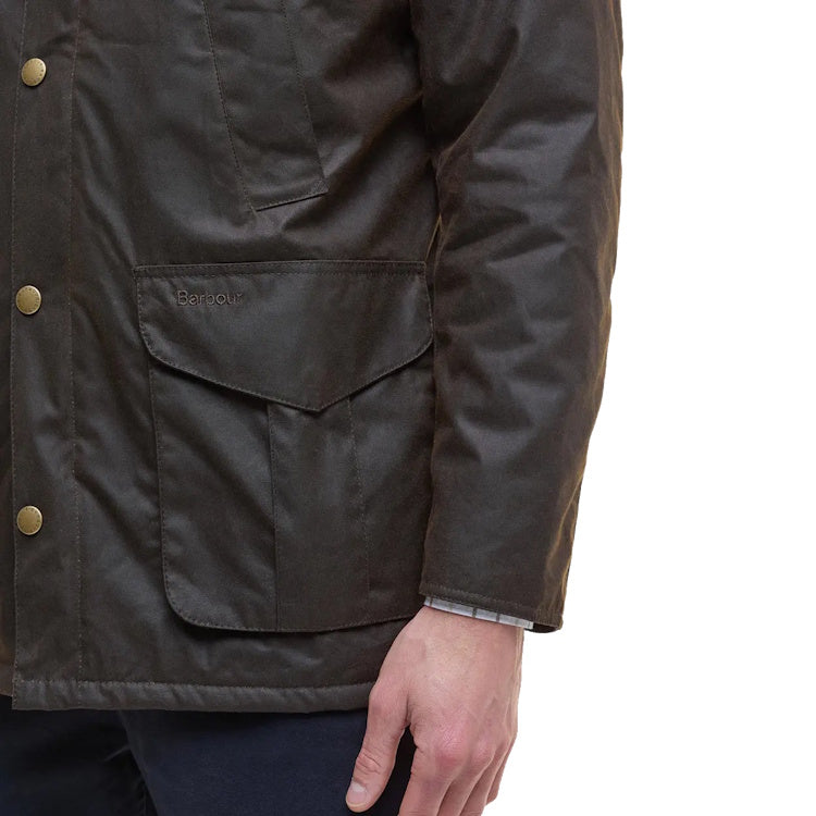 Barbour Hereford Wax Jacket - Olive